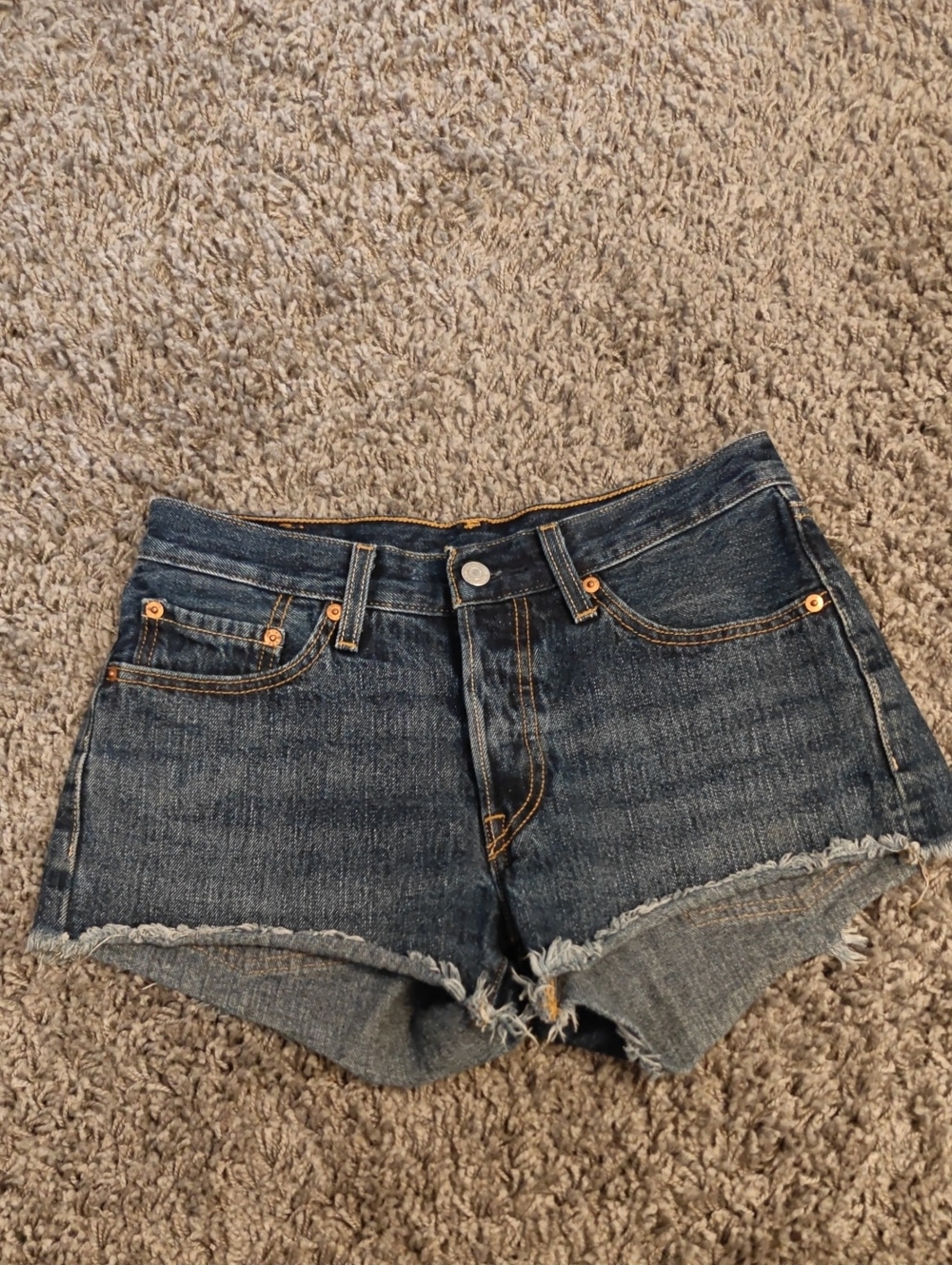 Levi's 501 Cutoff Denim Shorts Size 26